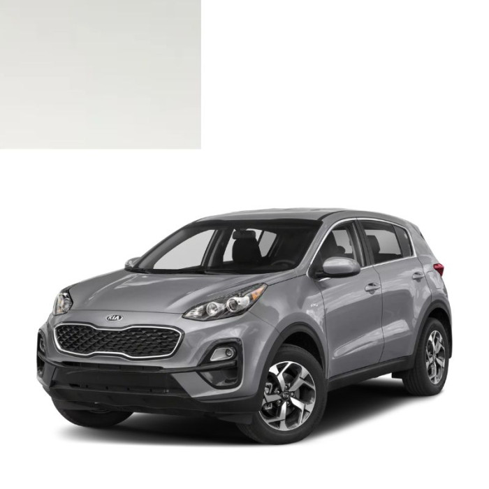Краска по коду акриловая белая WD WHITE для автомобилей Kia