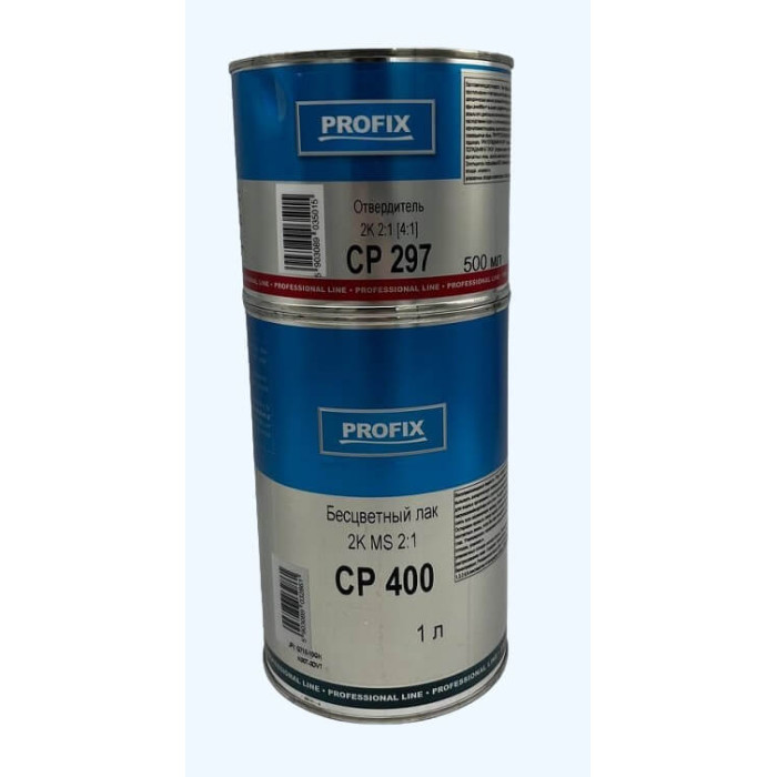 Profix Лак СР 400 2К MS 2:1, комп.+затв. 1л+0,5л