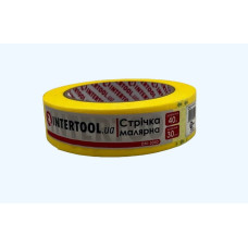 Малярна стрічка 30мм. 40 м , (жовта) INTERTOOL