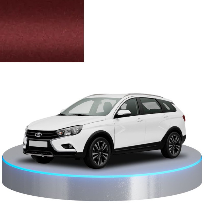 Купити Фарба за кодом металік червона 128 ISKRA для автомобілів Lada в Україні