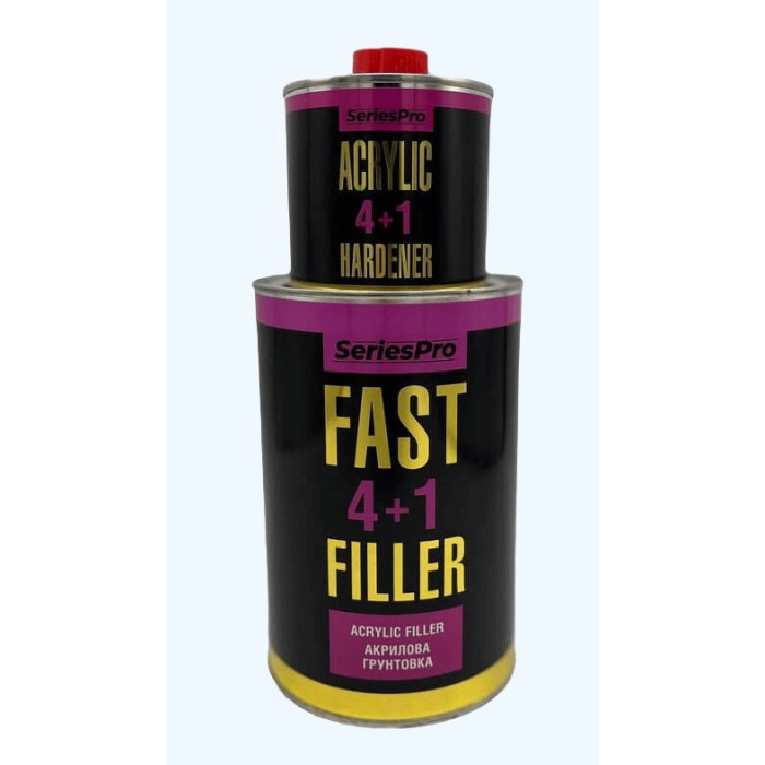 Купити Грунт акриловий сірий 0.8л CS System SeriesPro Fast Filler 4+1 + відп. CSSystem SeriesPro Hardener, 0,2л в Україні.