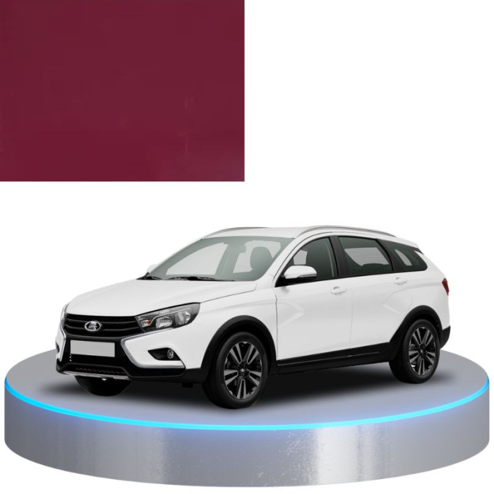 Купить Краска по коду металлик красная 180 GRANAT, Гранат для автомобилей Lada в Украине