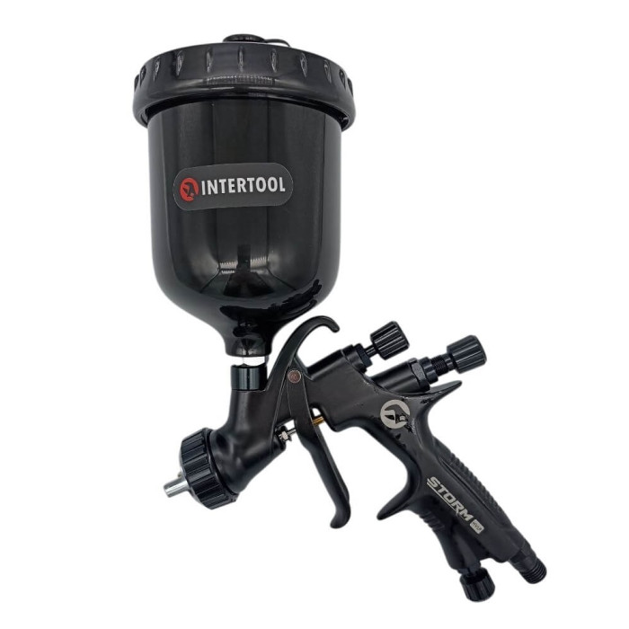 Пістолет фарбувальний BLACK M-DIAMOND INTERTOOL HVLP PT-0168 1.8мм