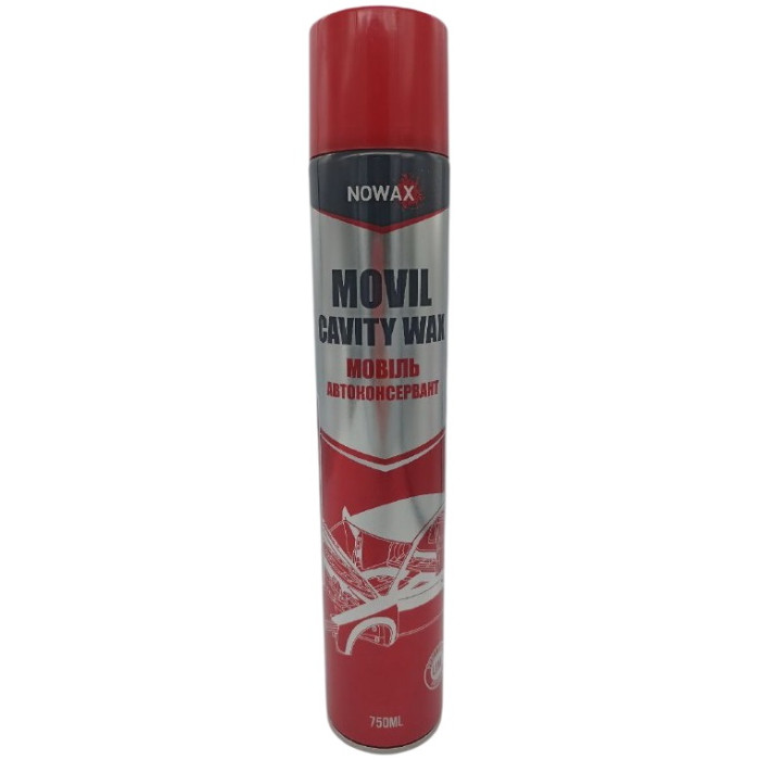 Купить Мовиль Автоконсервант NOWAX Movil Cavity Wax, 750 мл (12шт/уп) в Украине