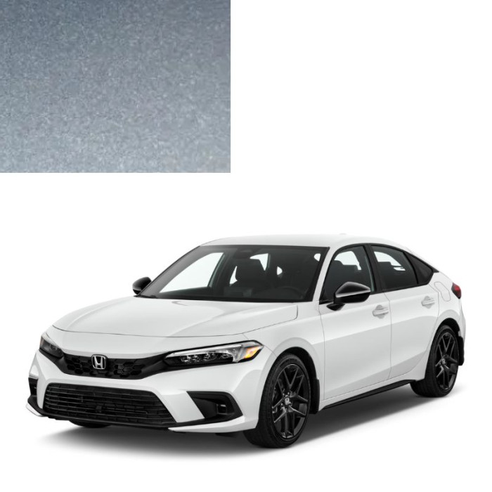 Купити Фарбу за кодом металік срібляста B528M BLUISH SILVER для автомобілів Honda в Україні
