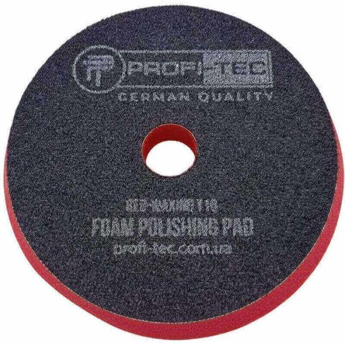 Полірувальна губка PROFI-TEC FOAM POLISHING PAD RED-WAXING T10