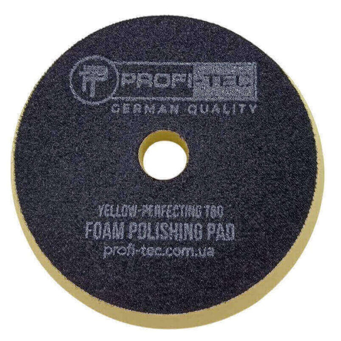 Полірувальна губка PROFI-TEC FOAM POLISHING PAD YELLOW-PERFECTING T60