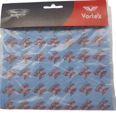 Серветка мікрофібра для скла 35х35 см VORTEX блакитна