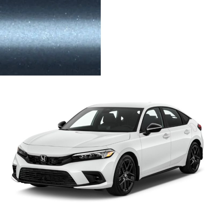 Краска по коду металлик синяя B540M SKY MIST для автомобилей Honda