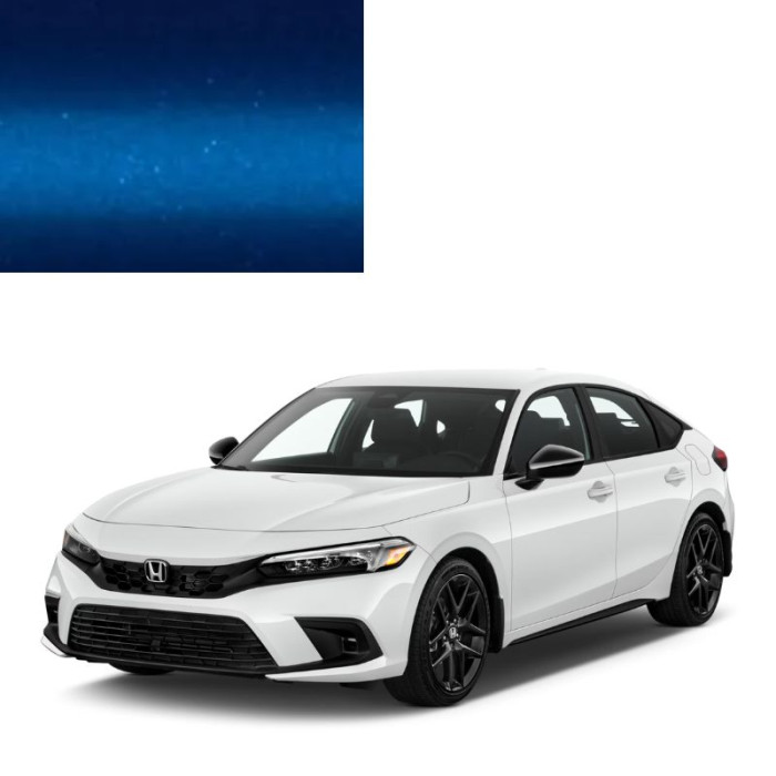 Купити Фарбу за кодом металік синя B550P BRIGHT BLUE для автомобілів Honda в Україні