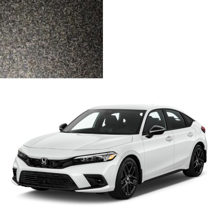 Купити Фарба за кодом металік чорна NH604P DARK CHARCOAL для автомобілів Honda в Україні