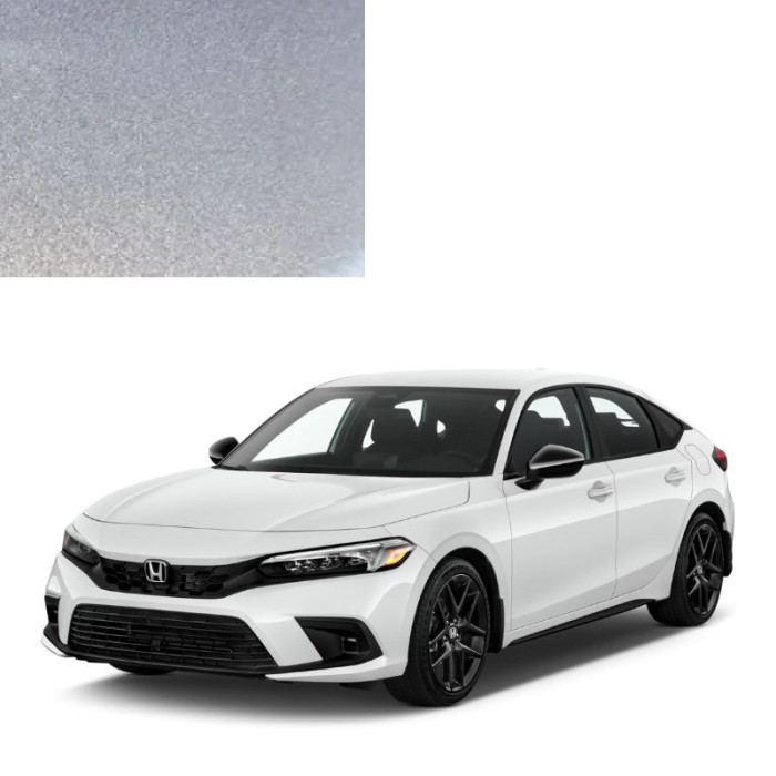 Краска по коду металлик серебристая NH612M REGENT SILVER для автомобилей Honda
