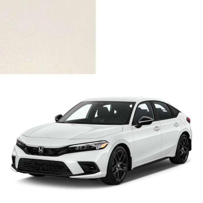 Фарба за кодом металік біла NH788P ORCHID WHITE для автомобілів Honda