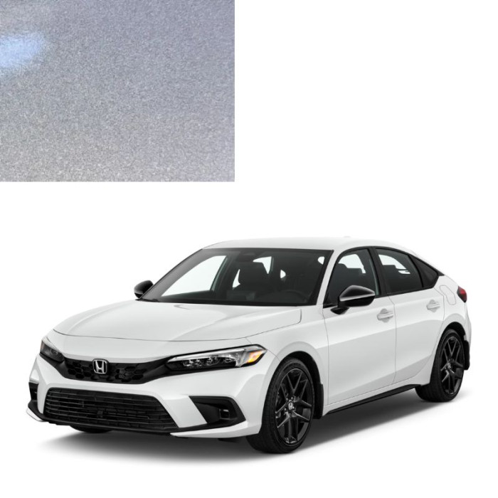 Купити Фарба за кодом металік срібляста NH830M LUNAR SILVER для автомобілів Honda в Україні