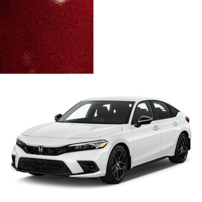 Фарба за кодом металік червона R500P SICILIAN RED PEARL для автомобілів Honda