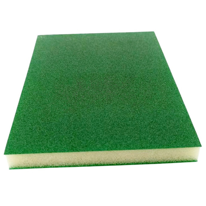 Купити Абразивна губка Doubleflex SOFT PADS GREEN 123x98x13мм KOVAX ULTRAFINE (зелена) в Україні