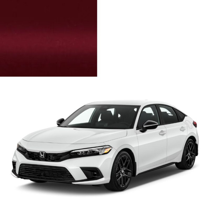 Купити Фарба за кодом металік червона R78P BORDEAUX RED для автомобілів Honda в Україні