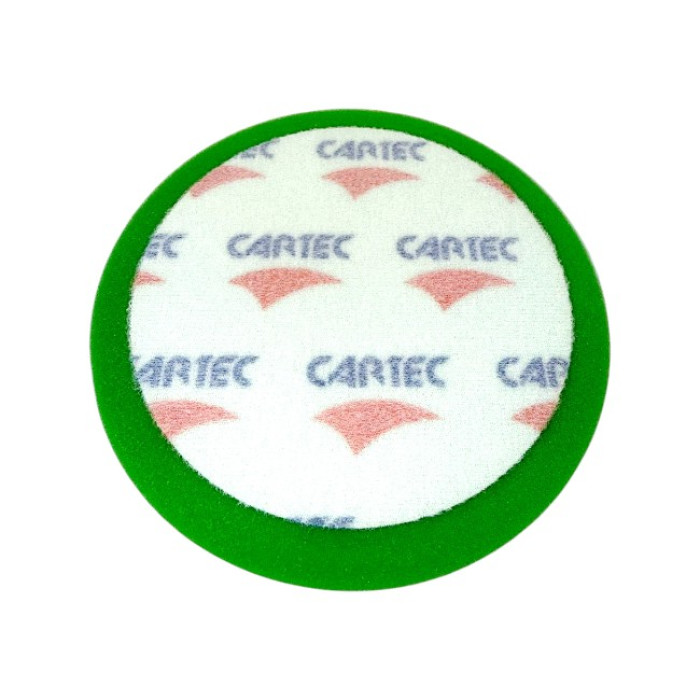 Круг полірувальний на липучці Cartec (D150/H30) Зелений, наджорсткий