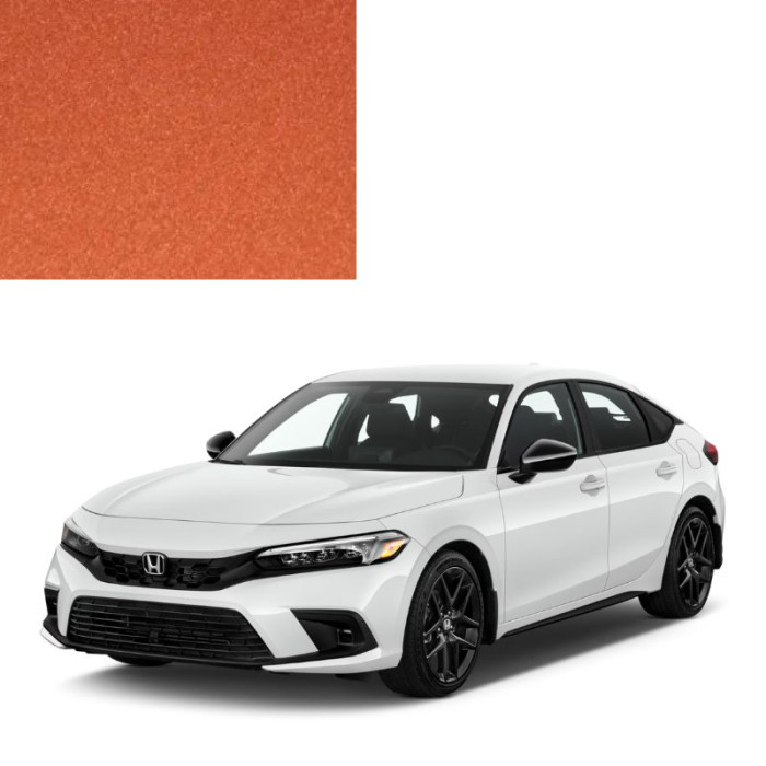 Купити Фарба за кодом металік помаранчева YR552M BLAZE ORANGE для автомобілів Honda в Україні