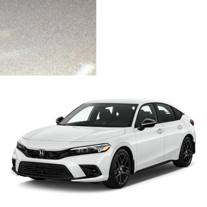 Фарба за кодом металік срібляста YR559M CHAMPAGNE SILVER для автомобілів Honda