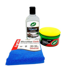 Набір захист кузова Turtle Wax : антидощ + твердий віск (аплікатор та мікрофібра у комплекті)