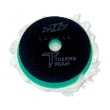 Круг полірувальний ZviZZer Thermo Microfiber Pad Ø 90/30/80мм. (зелений) Жорстка основа
