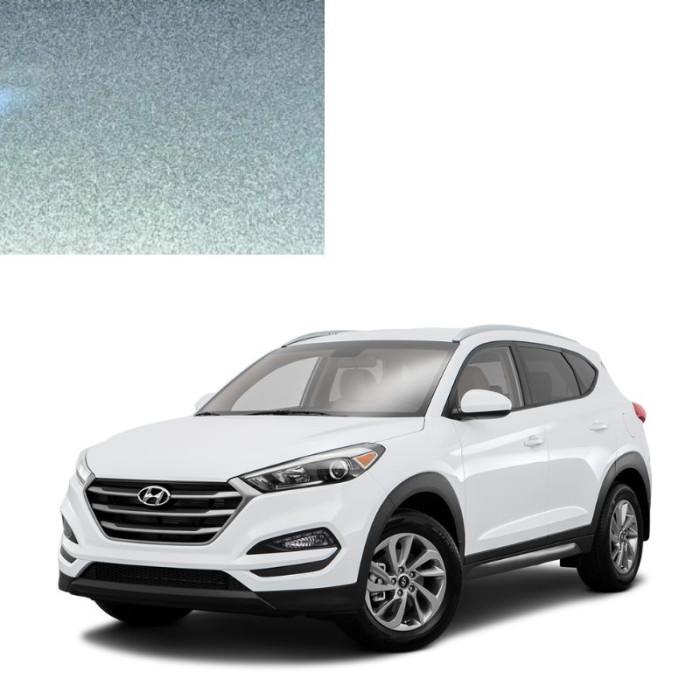 Фарба за кодом металік срібляста BU AQUA SILVER для автомобілів Hyundai