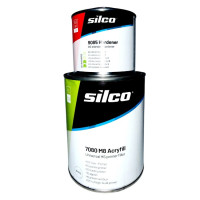 Грунт акриловий Білий Silco 7080 HS M8 4+1, (1л.+затв. 9085 0,25л.)