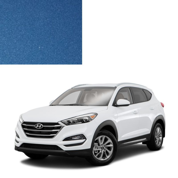 Купити Фарба за кодом металік синя T2U AQUA BLUE для автомобілів Hyundai в Україні