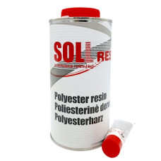 Смола поліефірна SOLL Resin 0,5кг + затв.
