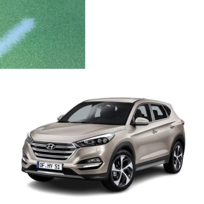 Купити Фарба за кодом металік зелена YC JUNGLE GREEN для автомобілів Hyundai в Україні