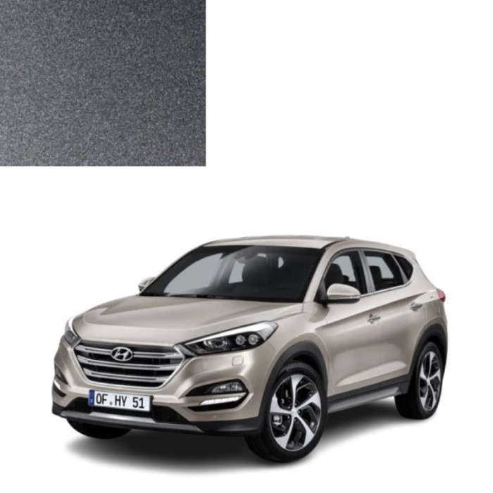 Купити Фарба за кодом металік сіра ZAR STEEL GREY II для автомобілів Hyundai в Україні