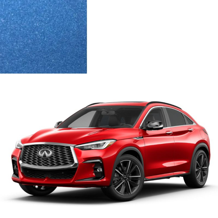 Купити Фарба за кодом металік синя RAW BLUE для автомобілів INFINITI в Україні