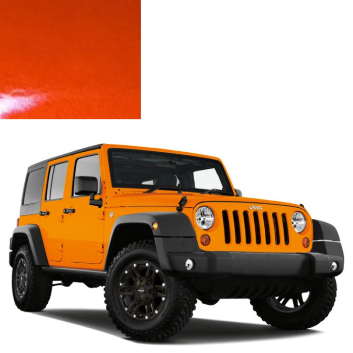 Купити Фарба за кодом металік помаранчева AVE (PVE) TANGERINE для автомобілів Jeep в Україні
