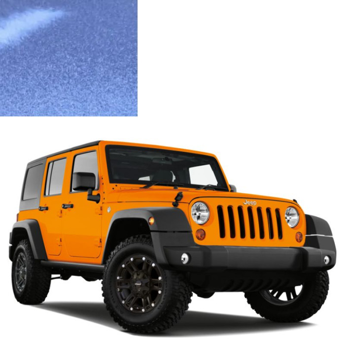 Купити Фарба за кодом металік синя CBK (PBK) AERO BLUE для автомобілів Jeep в Україні