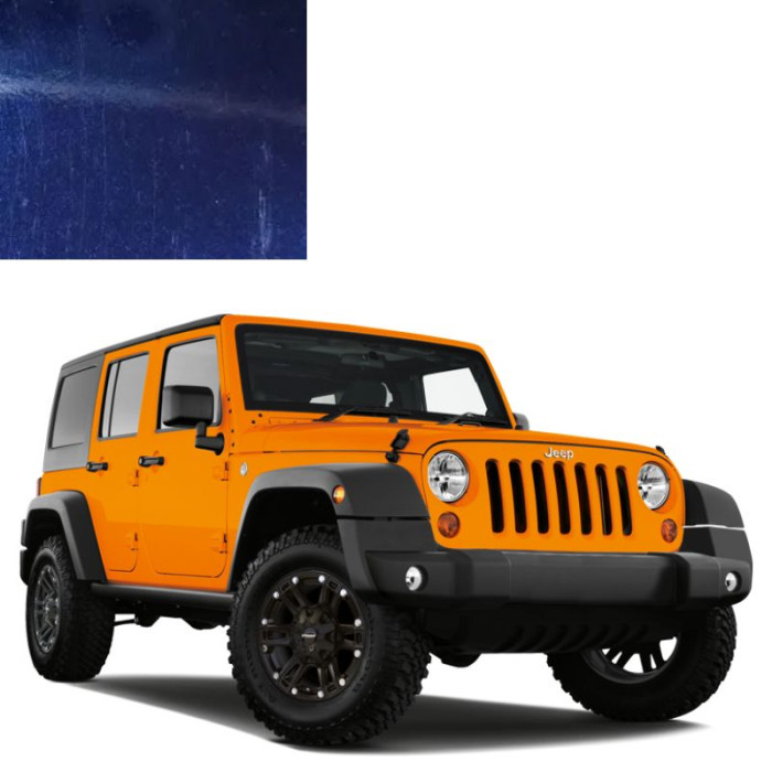 Купити Фарба за кодом металік синя KBX (PBX) JAZZ BLUE для автомобілів Jeep в Україні