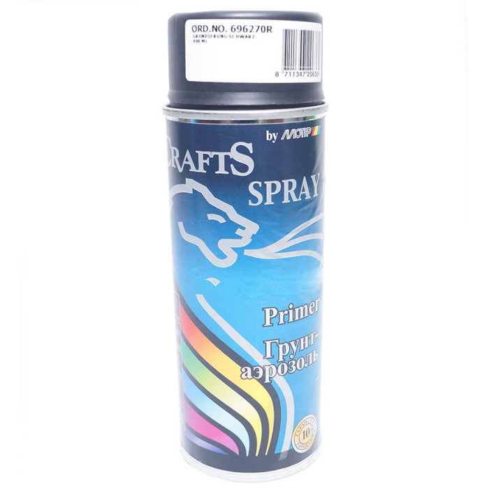 Грунт-аерозоль CRAFTS, чорний, 400 мл - CRAFTS_696270R