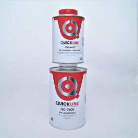 Лак акрил-уретановый быстросохнущий QuickLine Antiscratch HS QC-7600 (1л) + отв. QH-4420 (0,5л)
