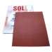 Абразивний папір у листах SOLL водостійкий червоний 230*280мм
