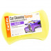 Губка для миття автомобіля CarLife CL-418 Classic з дрібними порами 200*140*60мм жовта