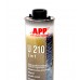 Средство для защиты кузова и жидкий уплотняющий герметик APP U210 2 in 1 черный 1л (арт.050110)