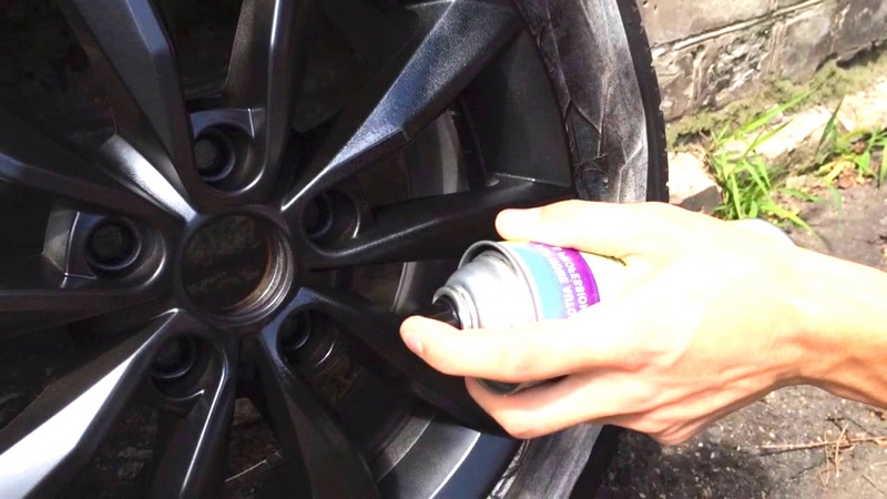 Как самому покрасить колесные диски из баллончика?